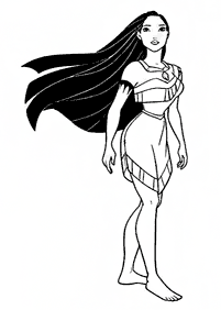 Páginas para colorear de Pocahontas – página 13