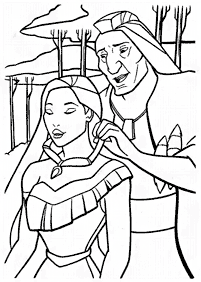 Páginas para colorear de Pocahontas – página 16
