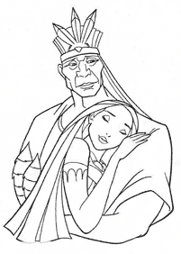 Páginas para colorear de Pocahontas – página 20