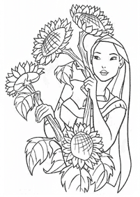 Páginas para colorear de Pocahontas – página 23