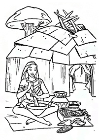 Páginas para colorear de Pocahontas – página 27
