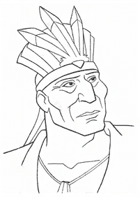 Páginas para colorear de Pocahontas – página 38