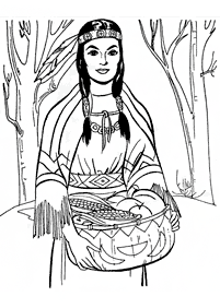 Páginas para colorear de Pocahontas – página 42