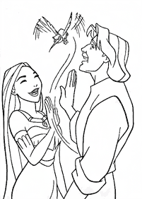 Páginas para colorear de Pocahontas – página 49