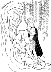 Páginas para colorear de Pocahontas – página 53