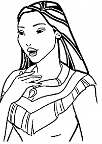 Páginas para colorear de Pocahontas – página 9