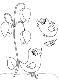 Páginas de primavera para colorear – Página 4