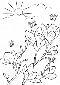 Páginas de primavera para colorear – Página 71