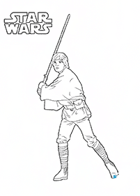 Páginas para colorear de Guerra de las galaxias (Star Wars) - página 1