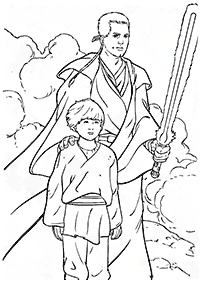 Páginas para colorear de Guerra de las galaxias (Star Wars) - página 104