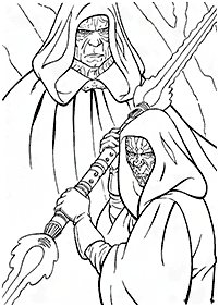 Páginas para colorear de Guerra de las galaxias (Star Wars) - página 107