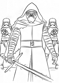 Páginas para colorear de Guerra de las galaxias (Star Wars) - página 11
