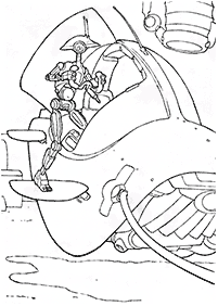 Páginas para colorear de Guerra de las galaxias (Star Wars) - página 110