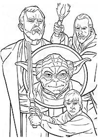 Páginas para colorear de Guerra de las galaxias (Star Wars) - página 12