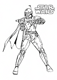 Páginas para colorear de Guerra de las galaxias (Star Wars) - página 21