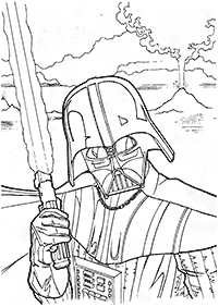 Páginas para colorear de Guerra de las galaxias (Star Wars) - página 38
