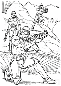 Páginas para colorear de Guerra de las galaxias (Star Wars) - página 46