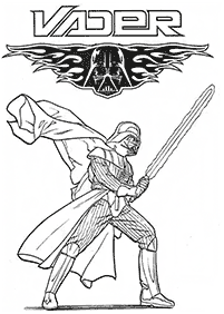 Páginas para colorear de Guerra de las galaxias (Star Wars) - página 53