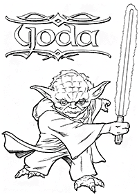 Páginas para colorear de Guerra de las galaxias (Star Wars) - página 8