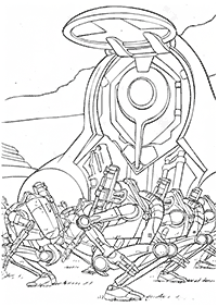 Páginas para colorear de Guerra de las galaxias (Star Wars) - página 80
