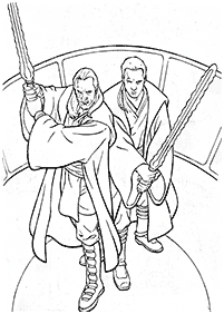 Páginas para colorear de Guerra de las galaxias (Star Wars) - página 90