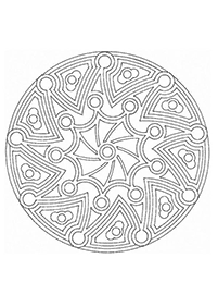 Páginas para colorear de mandalas – Página 3