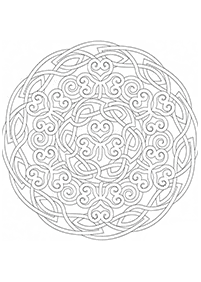 Páginas para colorear de mandalas – Página 30