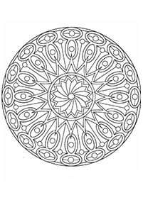 Páginas para colorear de mandalas – Página 36