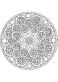 Páginas para colorear de mandalas – Página 82