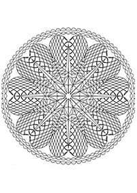Páginas para colorear de mandalas – Página 92
