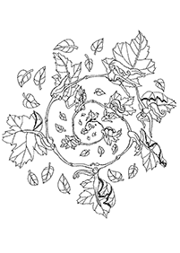 Páginas para colorear de mandalas de flores – página 1