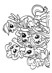 Páginas de Mi Pequeño Ponypara colorear– Página 13