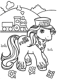 Páginas de Mi Pequeño Ponypara colorear– Página 2