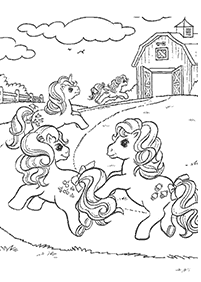 Páginas de Mi Pequeño Ponypara colorear– Página 27