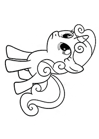 Páginas de Mi Pequeño Ponypara colorear– Página 61