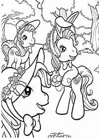 Páginas de Mi Pequeño Ponypara colorear– Página 72