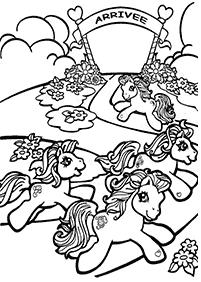 Páginas de Mi Pequeño Ponypara colorear– Página 79