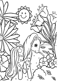 Páginas de Mi Pequeño Ponypara colorear– Página 8