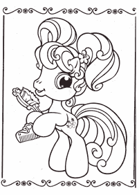 Páginas de Mi Pequeño Ponypara colorear– Página 93