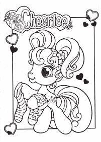 Páginas de Mi Pequeño Ponypara colorear– Página 97
