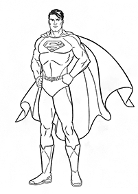Páginas de Superman para colorear– Página 16