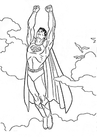 Páginas de Superman para colorear– Página 2