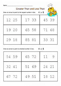 बच्चों के लिए गणित वर्कशीट (कार्यपत्रक) 139