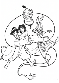 जैस्मिन (अलादीन) के रंग पृष्ठ - पृष्ठ 66