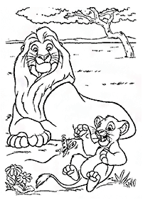 द लायन किंग रंग पृष्ठ - पृष्ठ 61