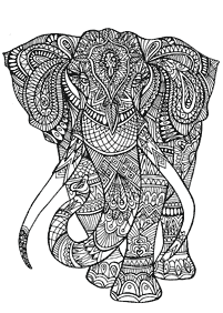 मण्डल जानवर रंग पृष्ठ - पृष्ठ 45