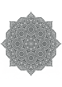 प्रौढ़ों के लिए रंग पृष्ठ – पृष्ठ 1