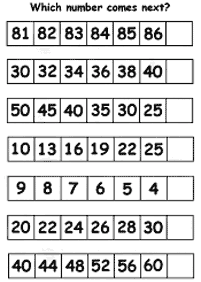 अंक छोड़ के गिनती - वर्कशीट (कार्यपत्रक) 48