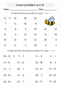 बच्चों के लिए गणित वर्कशीट (कार्यपत्रक) 156