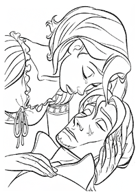 रैपुन्ज़ेल (टैंगल्ड)के रंग पृष्ठ - पृष्ठ 32
